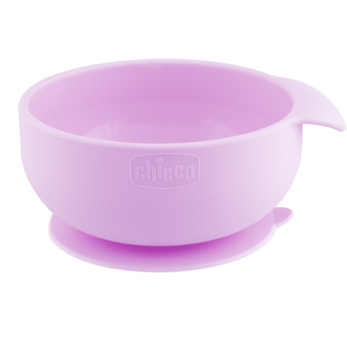chicco-ciotola-silicone-rosa
